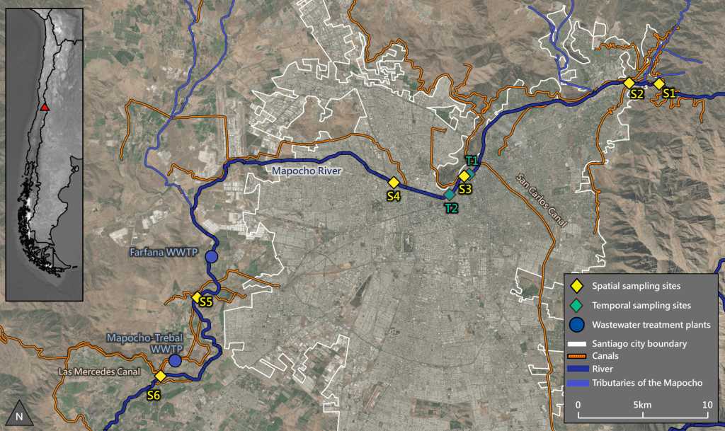 CrAssphage for fecal source tracking in Chile: Covariation with norovirus, HF183, and bacterial&nbsp;indicators